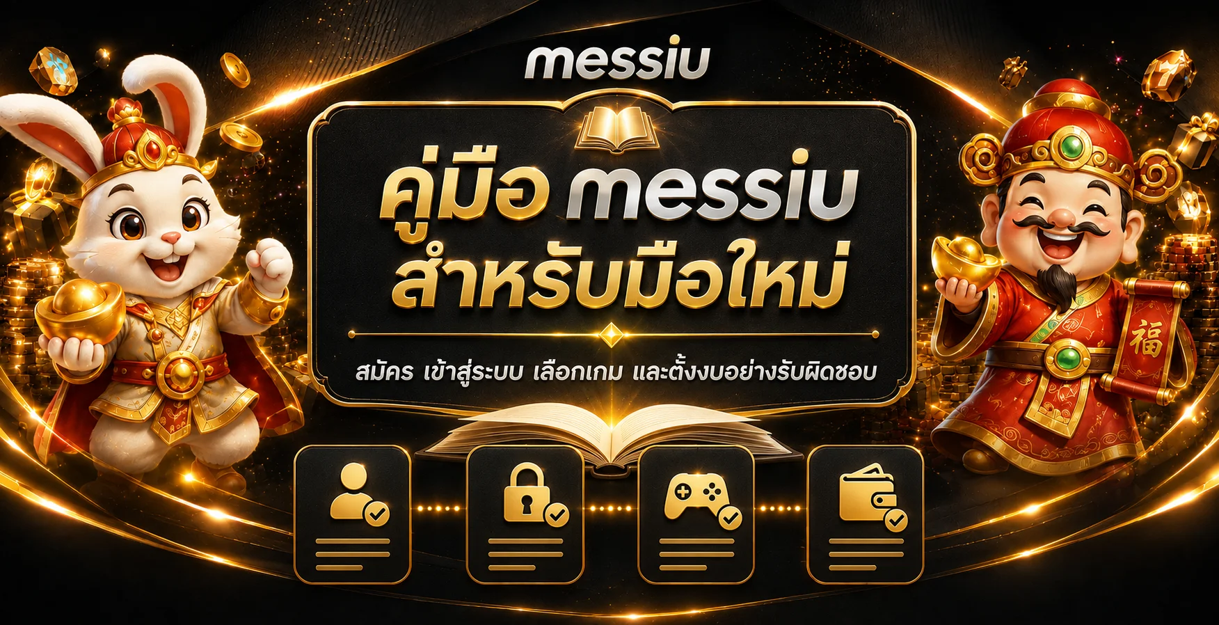 messiu คู่มือสำหรับมือใหม่ สมัคร เข้าสู่ระบบ เลือกเกมอย่างรับผิดชอบ
